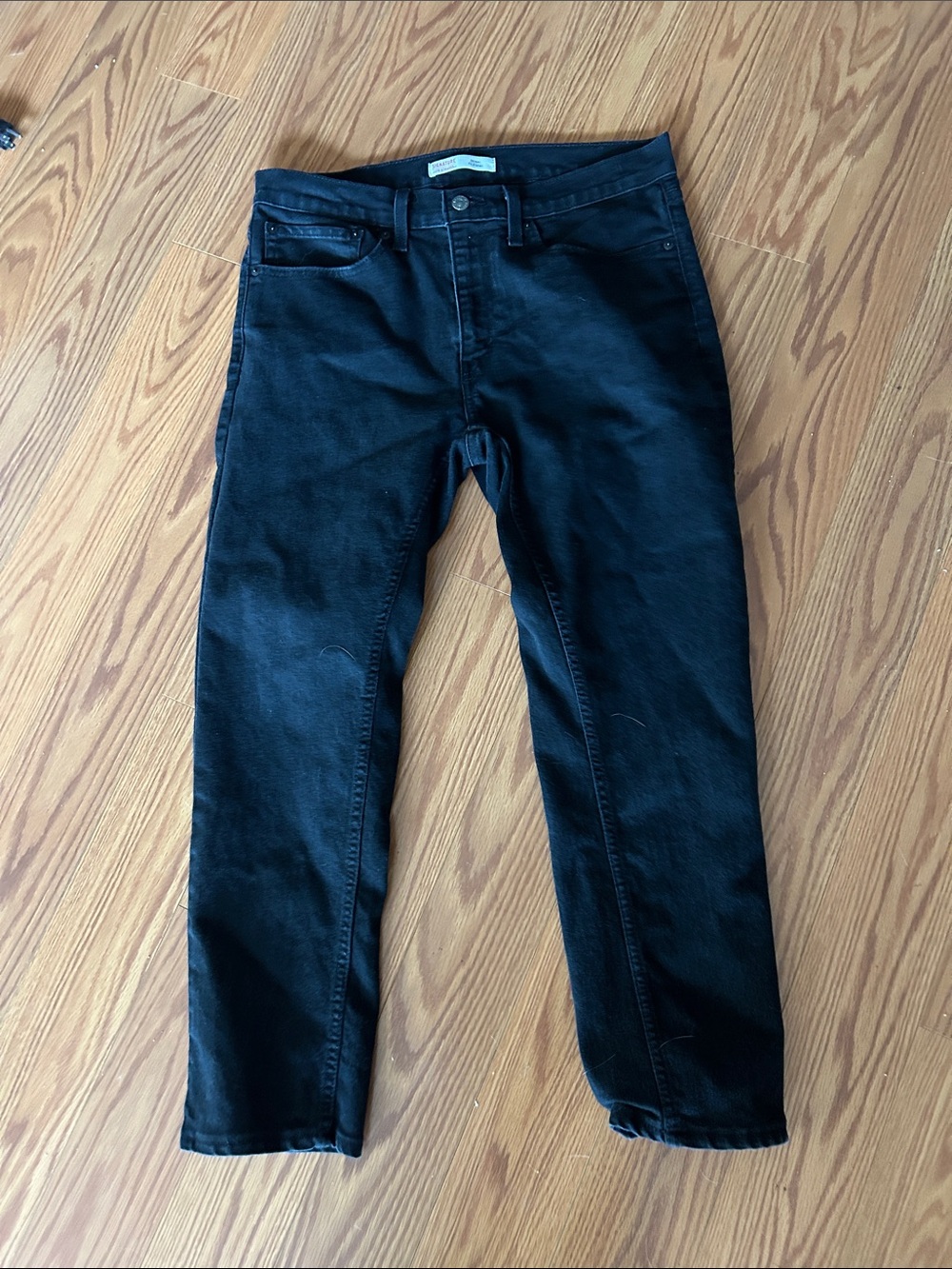 Signature by Levi Strauss Black Slim Straight Men's Jeans